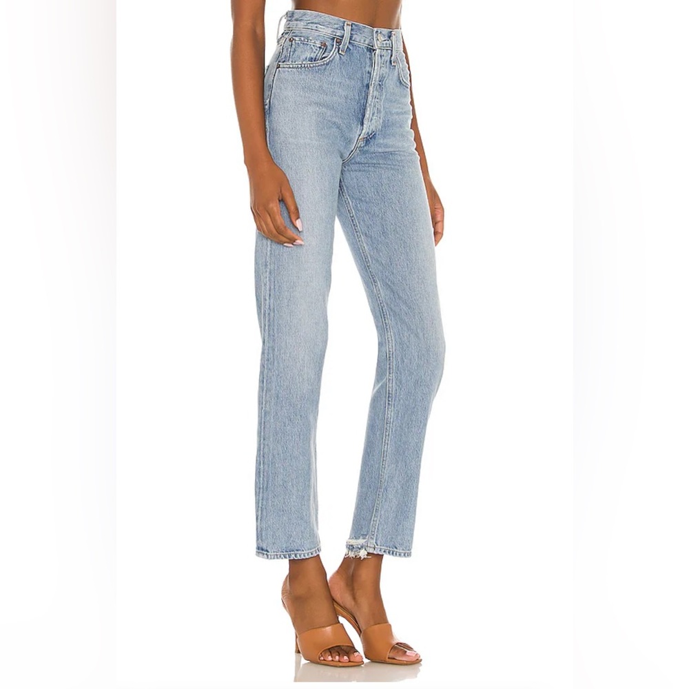 Agolde Light Blue High Rise Women Jeans